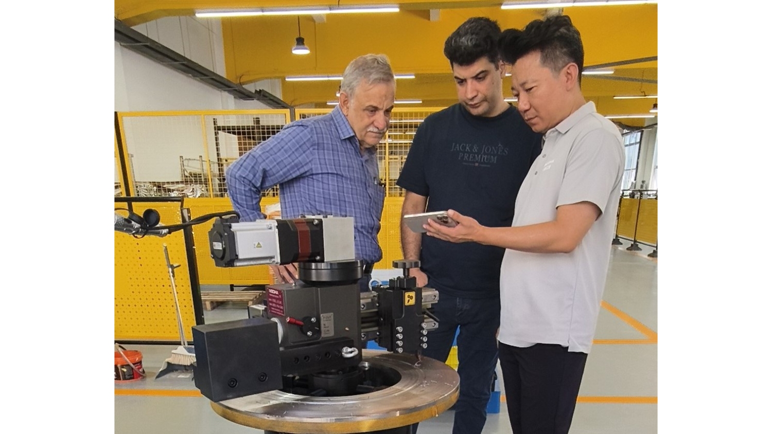 อุปกรณ์ปรับหน้าหน้าแปลนแบบติดตั้งในสถานที่