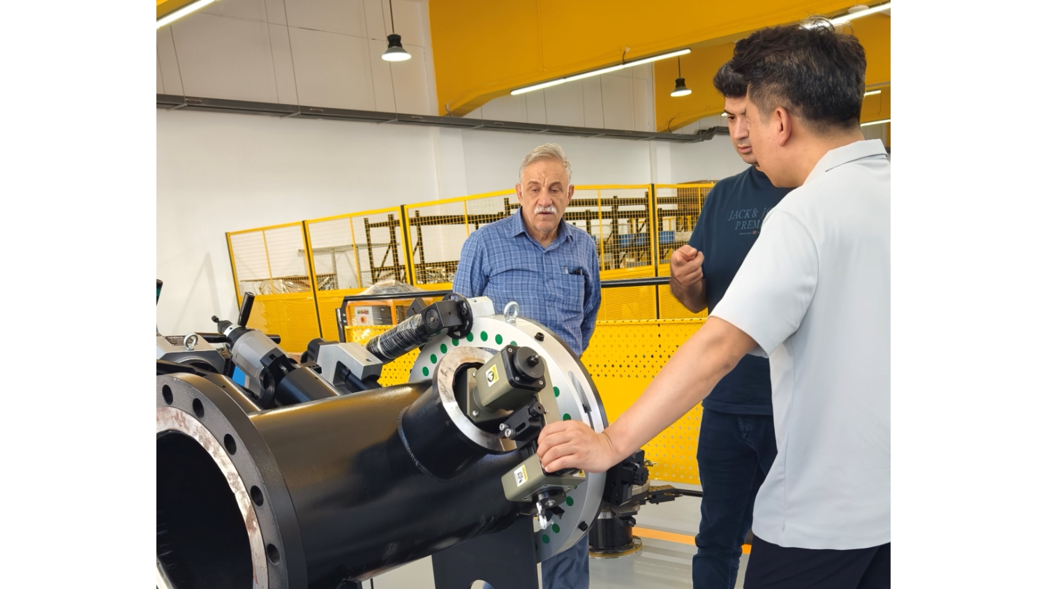 อุปกรณ์ปรับหน้าหน้าแปลนแบบติดตั้งในสถานที่