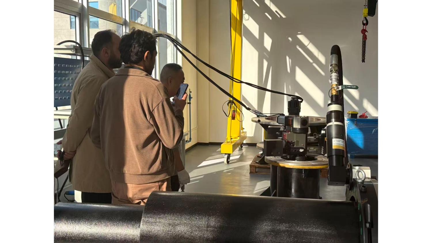 เครื่องเจียรหน้าแปลนขนาด 3 เมตร